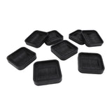 8pcs Wheel Stoppers Rubber Universal Scratch Proof Bed Sofa Caster Cups for Furniture - Close-Up Angle