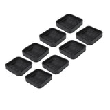 8pcs Wheel Stoppers Rubber Universal Scratch Proof Bed Sofa Caster Cups for Furniture