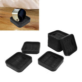 8pcs Wheel Stoppers Rubber Universal Scratch Proof Bed Sofa Caster Cups for Furniture