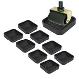 8pcs Wheel Stoppers Rubber Universal Scratch Proof Bed Sofa Caster Cups for Furniture - Extra Image