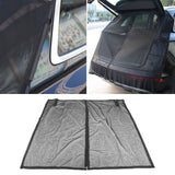 Car Trunk Mosquito Net Breathable Nylon Mesh UV Protection Secret Protection Car Trunk Screens for Camping Travel L,Distance Between Support Bars 121‑125cm/47.6‑49.2in