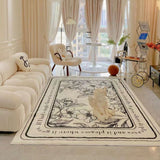Carpet Large Area Floral Pattern Mordern Soft Carpet for Living Room Bedroom Dining Room Square 60×120cm