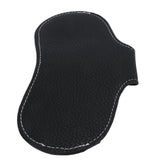 Leather Sunglasses Case Portable PU Leather Eyeglass Case Leather Wear Resistant Simple Eyeglass Case for Sunglasses Black - Extra Image