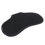 Leather Sunglasses Case Portable PU Leather Eyeglass Case Leather Wear Resistant Simple Eyeglass Case for Sunglasses Black