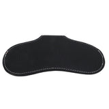 Leather Sunglasses Case Portable PU Leather Eyeglass Case Leather Wear Resistant Simple Eyeglass Case for Sunglasses Black - Extra Image