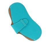 Leather Sunglasses Case Portable PU Leather Eyeglass Case Leather Wear Resistant Simple Eyeglass Case for Sunglasses Blue