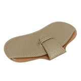 Leather Sunglasses Case Portable PU Leather Eyeglass Case Leather Wear Resistant Simple Eyeglass Case for Sunglasses Yellow - Front View