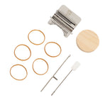 Small Weaving Loom Stainless Steel Pine Household Stitching Mending Tool for Clothes Socks