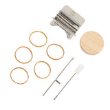 Small Weaving Loom Stainless Steel Pine Household Stitching Mending Tool for Clothes Socks - Front View