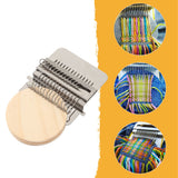 Small Weaving Loom Stainless Steel Pine Household Stitching Mending Tool for Clothes Socks