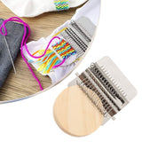 Small Weaving Loom Stainless Steel Pine Household Stitching Mending Tool for Clothes Socks