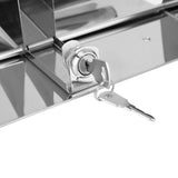 Toilet Paper Holder 304 Stainless Steel Wall Mounted With Lock and Cover Waterproof Bathroom Roll Tissue Holder - Extra Image