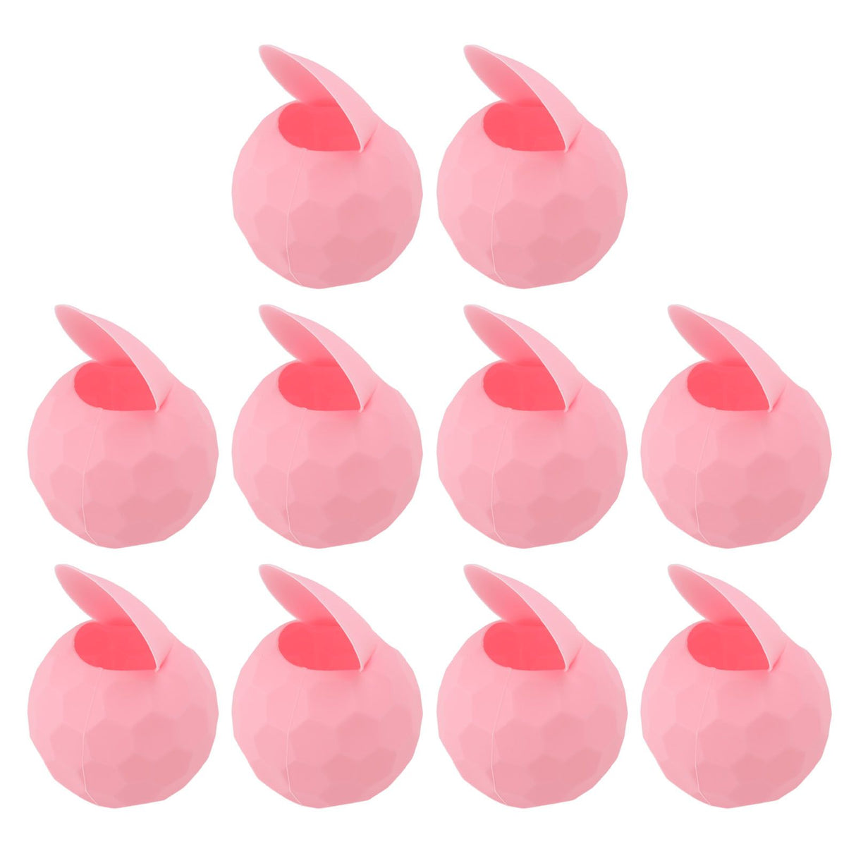 10 Pcs Reusable Water Balloons Silicone Water Balloons Self Sealing Quick Fill Summer Pool Beach Party Game Toy Pink