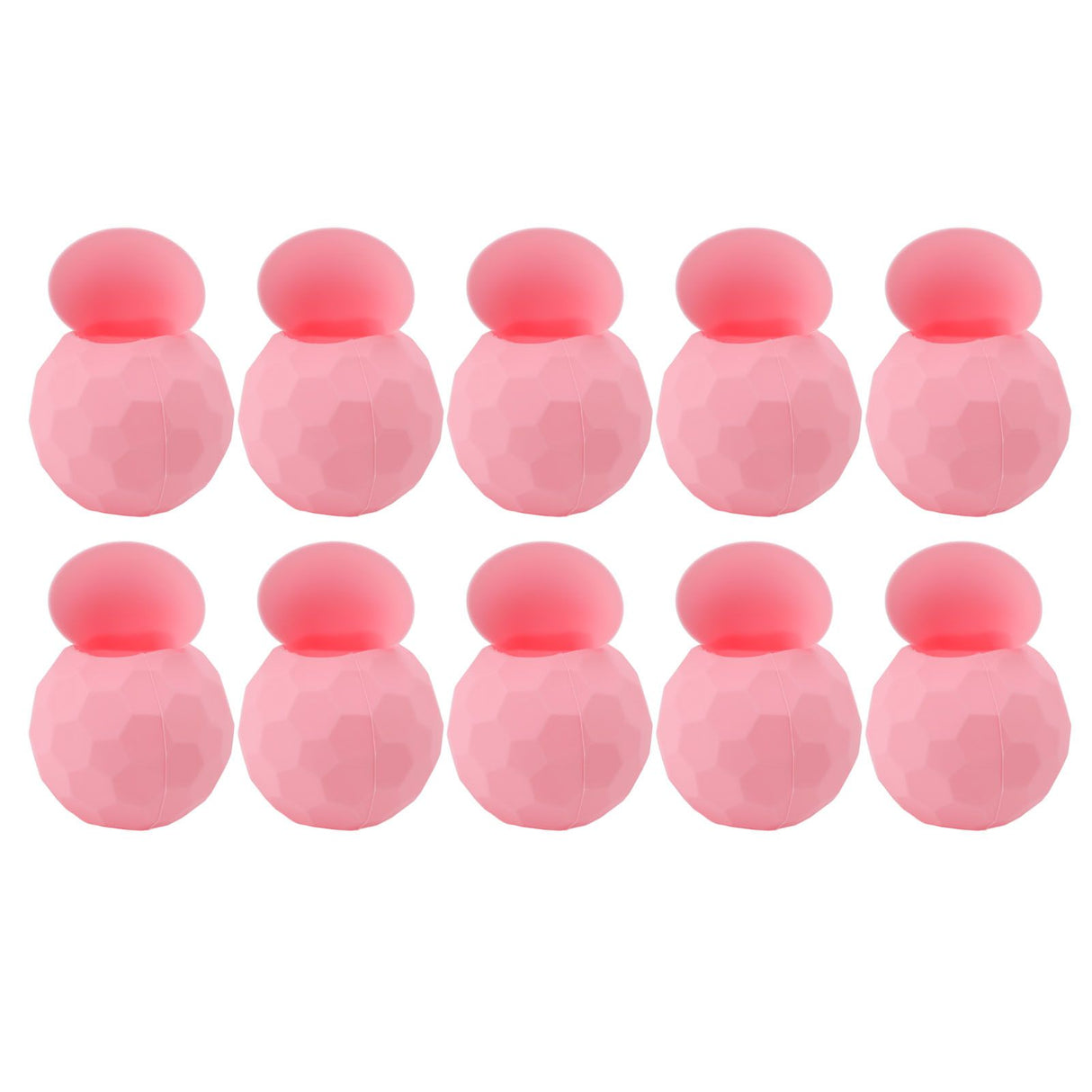 10 Pcs Reusable Water Balloons Silicone Water Balloons Self Sealing Quick Fill Summer Pool Beach Party Game Toy Pink