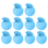 10 Pcs Reusable Water Balloons Silicone Water Balloons Self Sealing Quick Fill Summer Pool Beach Party Game Toy Light Blue