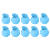 10 Pcs Reusable Water Balloons Silicone Water Balloons Self Sealing Quick Fill Summer Pool Beach Party Game Toy Light Blue