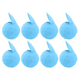 10 Pcs Reusable Water Balloons Silicone Water Balloons Self Sealing Quick Fill Summer Pool Beach Party Game Toy Light Blue