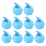 10 Pcs Reusable Water Balloons Silicone Water Balloons Self Sealing Quick Fill Summer Pool Beach Party Game Toy Light Blue