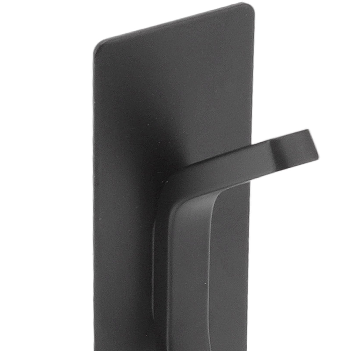 6Pcs Adhesive Hook Stainless Steel Dual Prong Wall Mounted Black for Towel Clothes