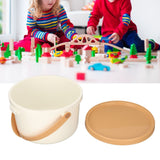 Baby Toy Storage Bucket Cartoon Cute Handheld Children Toy Basket for Building Blocks Snacks Finishing