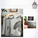 Air Conditioner Quilt Washable Cotton Lightweight Quilt Summer Comforter for Children Adult Type 1 150x200cm