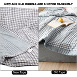 Air Conditioner Quilt Washable Cotton Lightweight Quilt Summer Comforter for Children Adult Type 2 200x230cm - Close-Up Angle