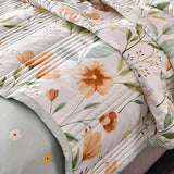 Air Conditioner Quilt Washable Cotton Lightweight Quilt Summer Comforter for Children Adult Type 3 200x230cm - Front View