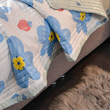Air Conditioner Quilt Washable Cotton Lightweight Quilt Summer Comforter for Children Adult Type 4 150x200cm - 45-Degree Angle