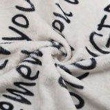 to My Son Blanket Double Sided Soft Skin Friendly Keep Warm Letter Blanket Expressing Love Air Conditioning Blanket C20220119 1 150x200cm
