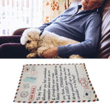 to My Son Blanket Double Sided Soft Skin Friendly Keep Warm Letter Blanket Expressing Love Air Conditioning Blanket C20220119 1 150x220cm