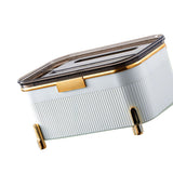 Multifunctional Tissue Box Household Desktop Storage Box Tissue Holder Box for Living Room Office White