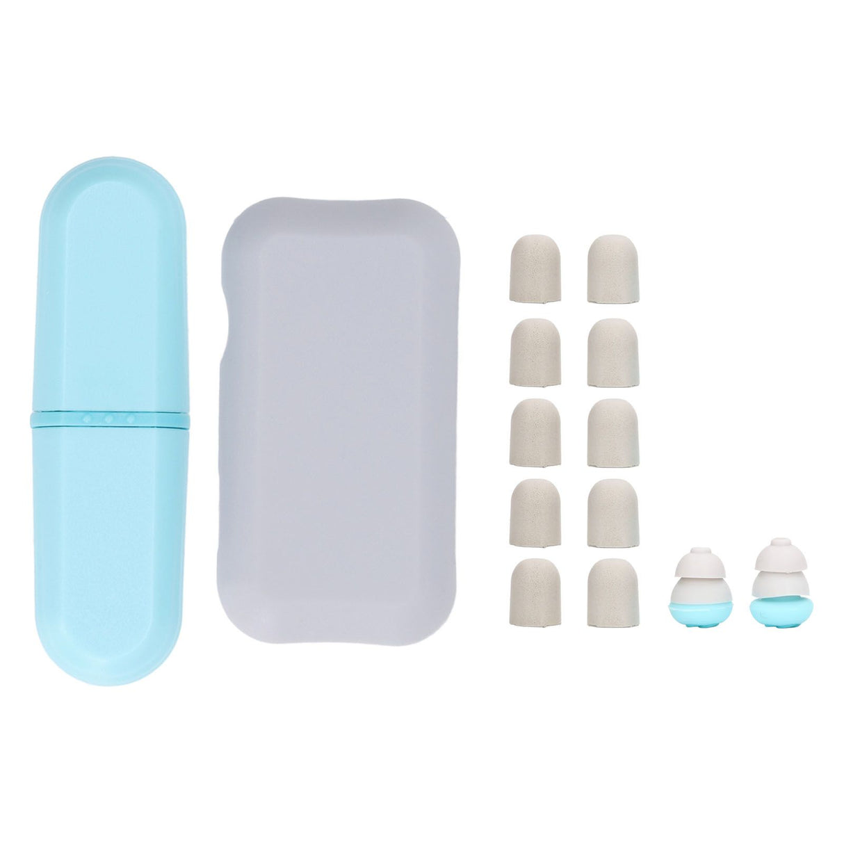 Super Sound Isolation Earplugs Noise Reduction Ear Plugs Noise Reducing Sleep Earplugs for Student Dormitory Study Blue