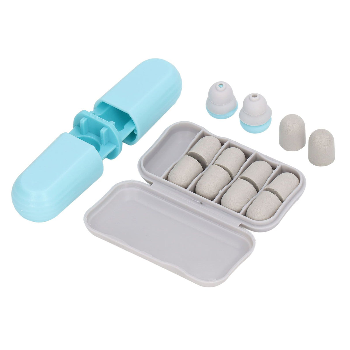 Super Sound Isolation Earplugs Noise Reduction Ear Plugs Noise Reducing Sleep Earplugs for Student Dormitory Study Blue