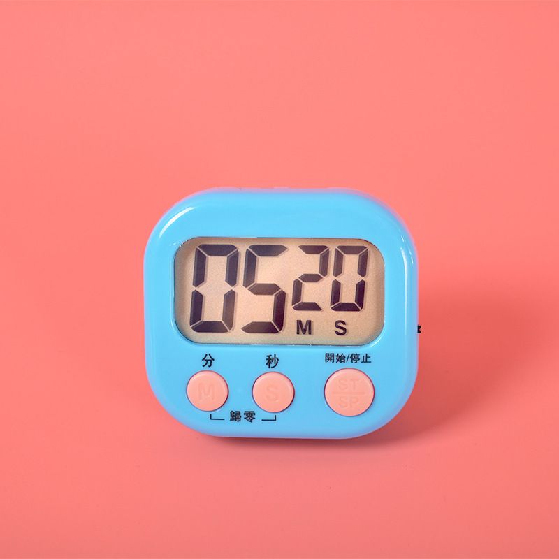 Digital Clock Timer Classroom Kitchen Magnetic Stopwatch for Kids Cooking Baking Boiling Egg Sports Blue