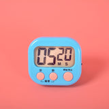 Digital Clock Timer Classroom Kitchen Magnetic Stopwatch for Kids Cooking Baking Boiling Egg Sports Blue