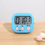 Digital Clock Timer Classroom Kitchen Magnetic Stopwatch for Kids Cooking Baking Boiling Egg Sports Blue - 45-Degree Angle