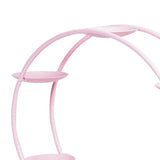 Ferris Wheel Display Rack Decorative Safe Rounded Edge Toys Storage Display Bracket Holder for Home Pink