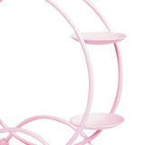 Ferris Wheel Display Rack Decorative Safe Rounded Edge Toys Storage Display Bracket Holder for Home Pink
