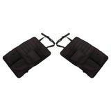 2PCS Auto Seat Organizer Oxford Cloth Waterproof Easy Cleaning Odor Free Backseat Car Organizer Black - 45-Degree Angle