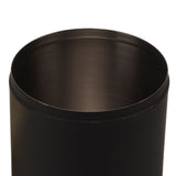 Desktop Trash Can Stainless Steel Household Mini Trash Basket Clamshell Paper Basket with Gold Lid