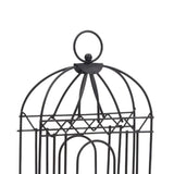 Metal Incense Repellent Holder Suspendable Modern Iron Safe Sandalwood Holder Rack for Home Bedroom Living Room Black - Front View