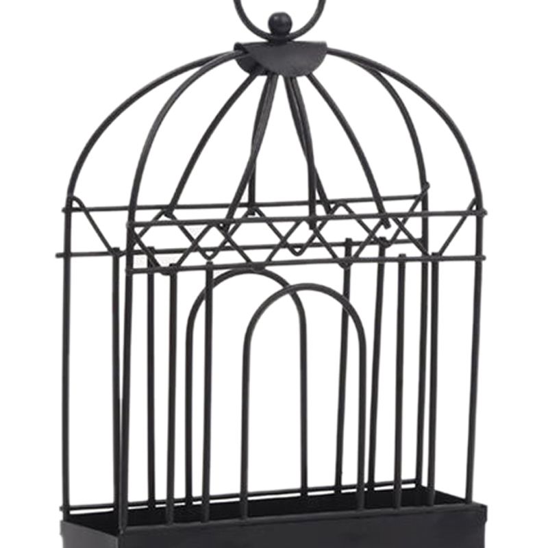 Metal Incense Repellent Holder Suspendable Modern Iron Safe Sandalwood Holder Rack for Home Bedroom Living Room Black