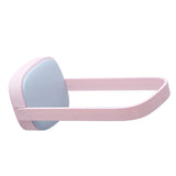 U Shape Hanger Holder Rack Rounded Corner Foldable Wall Mounted Hanger Rack For Bathroom Balcony Blue Pink