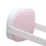 U Shape Hanger Holder Rack Rounded Corner Foldable Wall Mounted Hanger Rack For Bathroom Balcony Pink White - 45-Degree Angle