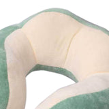 U Shaped Neck Pillow Portable Cute Head Pillow for Office Nap Travel Car Sleeping Double Embroidery Dinosaur