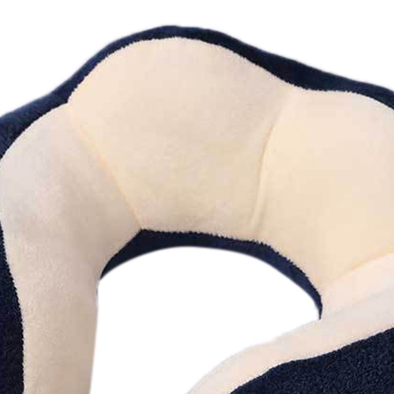 U Shaped Neck Pillow Portable Cute Head Pillow for Office Nap Travel Car Sleeping Double Embroidery Rabbit