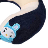 U Shaped Neck Pillow Portable Cute Head Pillow for Office Nap Travel Car Sleeping Double Embroidery Rabbit