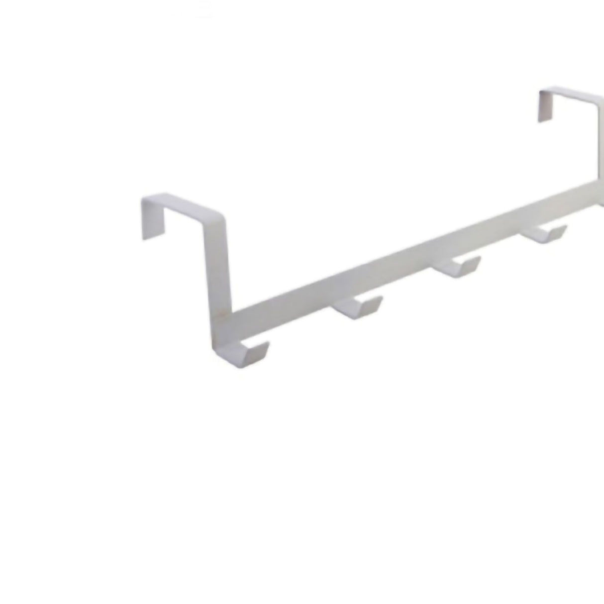 Door Hook Hanger Coat Rack Drill Free for Hanging Clothes Hat Bag Towel Bathroom Entryway White