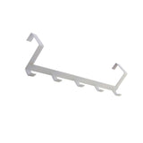 Door Hook Hanger Coat Rack Drill Free for Hanging Clothes Hat Bag Towel Bathroom Entryway White