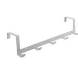 Door Hook Hanger Coat Rack Drill Free for Hanging Clothes Hat Bag Towel Bathroom Entryway White